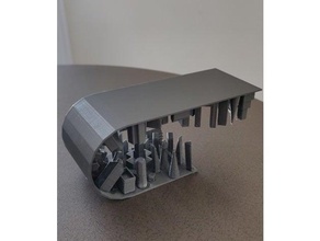 Welle Kaffee Tabelle Mausarris Stil v1 3d Künstler Kunst Gebäude Dekoration Anfang 3d print model - Mito3D