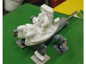 dwarf king guards 28mm dnd miniature warhammer 3d print model - Mito3D