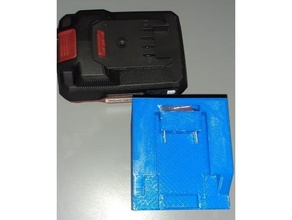 parkside battery car socket 12v adaptor adapter 3d print model - Mito3D