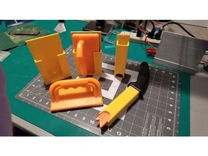 push block stick holders 3d print model - Mito3D