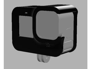 Aktualisiert Universal gopro Held 9 schützend Fall Mantel tbs Filter fpv Kamera montieren hero9 Schutz sabotagerc 3d print model - Mito3D