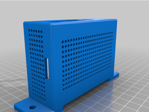 frambuesa pi 3b+ side mount caso funda 3d print model - Mito3D