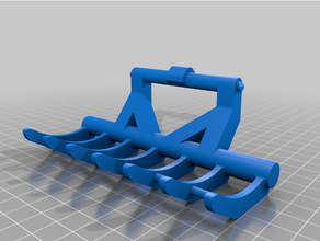 Bruder balde articulado garfos telescópico carregadores 3d print model - Mito3D