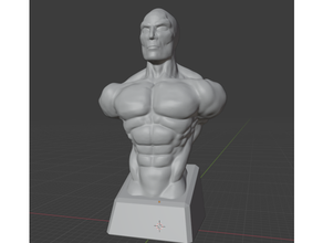 male torso reupload 3d print model - Mito3D