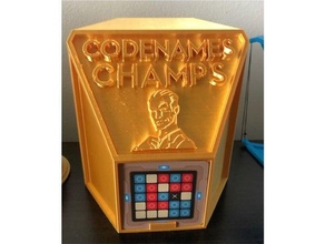 codenames trophy 3d print model - Mito3D
