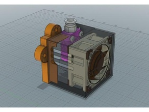 Ender 3 heiß Startseite Mantel Abstandshalter Noctua 40x20 3d print model - Mito3D