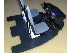 as350 helicopter seat airbus 3d print model - Mito3D