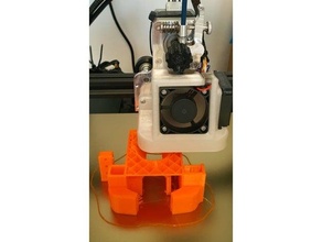 ender 3 fan duct micro swiss bltouch 40mm 3d print model - Mito3D
