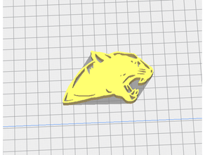 panther charm 3d print model - Mito3D