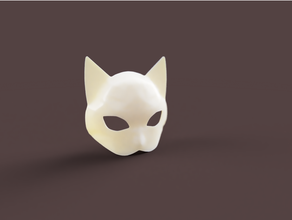 cat mask whisker anime movie tar 3d print model - Mito3D