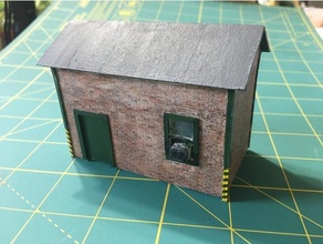 ho scale 3d printed parts yard office 3d print model - Mito3D