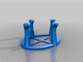 cat monitor stand 3d print model - Mito3D
