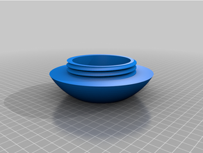 dry ice bowl 3d print model - Mito3D