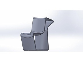 3d sandalye 3 pozisyonlar boyutları şezlong tasarım Forniture döşeme mobilya iç 3d print model - Mito3D
