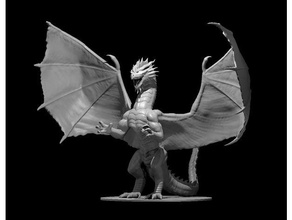 red dragon updated 3d print model - Mito3D