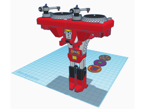 lambreta gobot dj misturar modo 3d print model - Mito3D