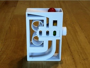 modulare caramella dispenser Aperto spingere pulsante cartucce gumball macchina 3d print model - Mito3D