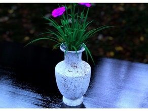 fiore vaso fiori vasi pentola Casa domestico 3d print model - Mito3D