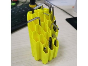 honeycomb tool holder 3d print model - Mito3D