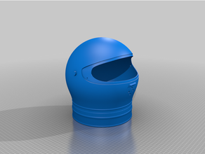 vintage astronauta juventude capacete craig Jones nó corredio 3d print model - Mito3D
