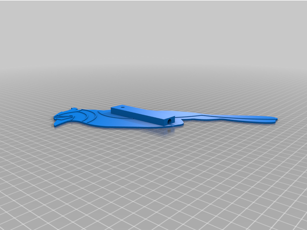 mavi Jay rüzgar spinner oyuncak alakarga fırıldak tekerlek valsig dönme yel değirmeni türbin 3D print model - Mito3D
