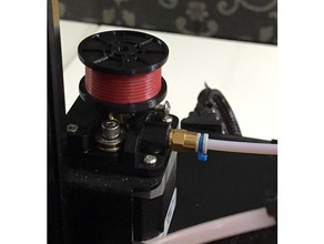 extruder filament knob 3d print model - Mito3D