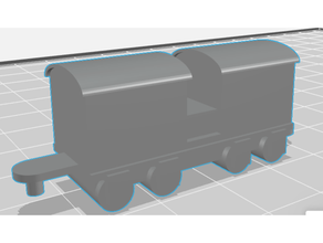 verilmiş mini kamyonetler minyatür model Thomas Arkadaşlar tren 3d print model - Mito3D