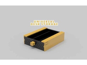 universal escritorio almacenamiento caja organizador 3d print model - Mito3D