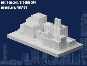 Greeblecity fabrika park 3d print model - Mito3D