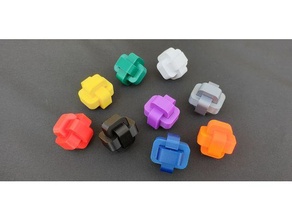 knot puzzle fidget toy 3d print model - Mito3D