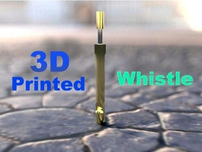 whistle tone change emergency safety whistles 3d print model - Mito3D