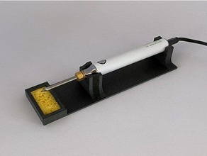 holder handskit 8 watt usb soldering iron v2 solder sponge station 3d print model - Mito3D
