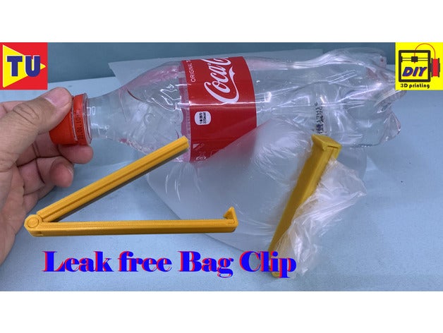 bag clip leak free 3D print model - Mito3D
