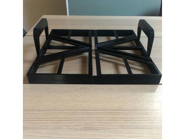 pizza cutter caliber 30x30 pizzabox 3D print model - Mito3D