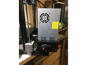 power supply support creality ender 3 pro 3d print model - Mito3D