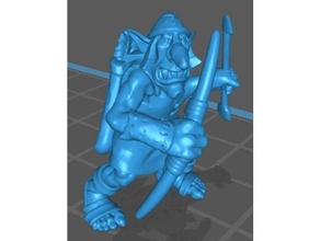 goblin arqueiro 3d print model - Mito3D