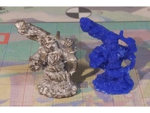 replica grenadier halflings 2002g miniature classic dnd dungeons dragons halfling 3d print model - Mito3D