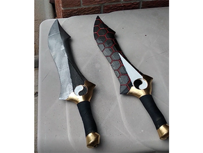 remix fate stay night archer blades blade sword 3d print model - Mito3D