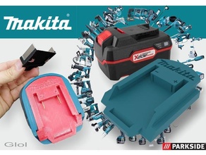 parkside x20 makita 18v fixed battery drill impact team 3d print model - Mito3D