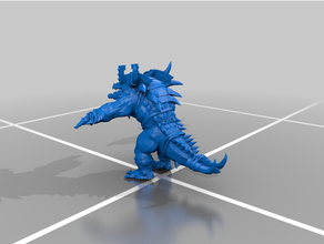 ancient kroxigor aos lizardmen seraphon warhammer 3d print model - Mito3D