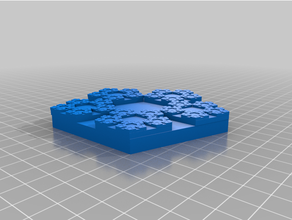 sierpinski pentagono ifs progetto 3d print model - Mito3D