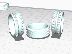 3 Ringe Ring Teilt 3d print model - Mito3D