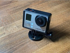 personalizzabile gopro superficie montare 3d Stampa lasso telecamera allegato ottolasso prusa i3 mk3 3d print model - Mito3D