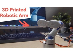 3 axis robotic arm roboticarm robotics 3d print model - Mito3D