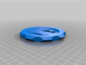maker coin initials 3d print model - Mito3D