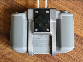 dji mavic air 2 remote clamp holder mount control 3d print model - Mito3D