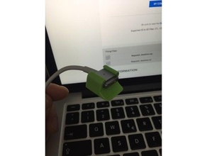 magsafe 2 stabilizatör elma bağlayıcı kilit Mac macbook mag sakinleştirici kasa Stabilisierung destek 3d print model - Mito3D