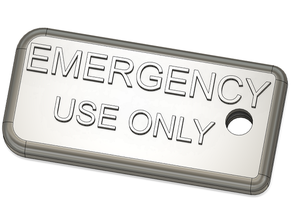 chastity emergency key holder box 3d print model - Mito3D