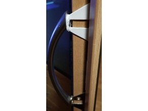 toptip cupboard handle holder replacement door 3d print model - Mito3D