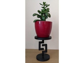 tenségrité table ornement plante 3d print model - Mito3D